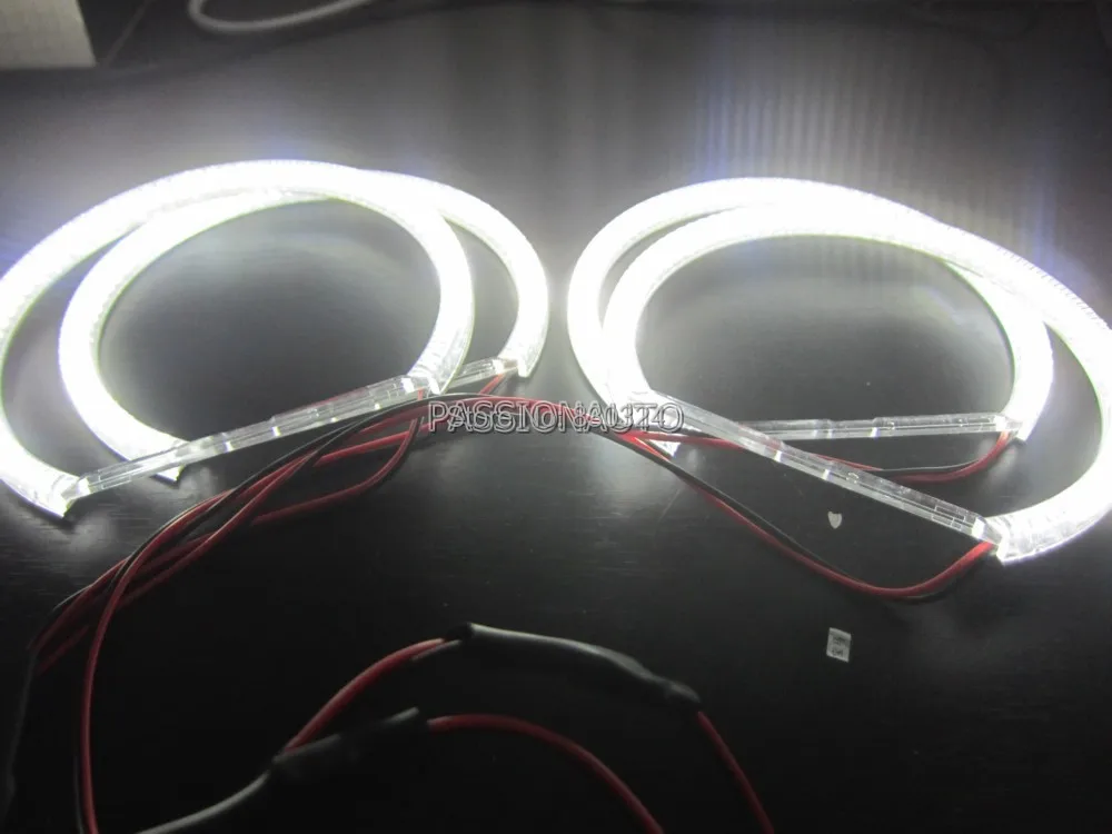SMD СВЕТОДИОДНЫЙ Ангельские глазки гало кольца комплект фар для bmw e36 e38 e39 e46 с 4x131 мм