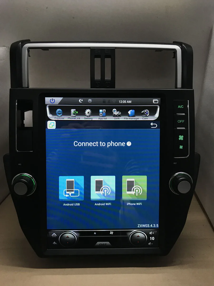 Чистый Android 7.1.1 четырехъядерный 2GB ram автомобильный DVD для TOYOTA Land Cruiser prado 150 1024*600 емкостный экран, 32GB gps BT wifi