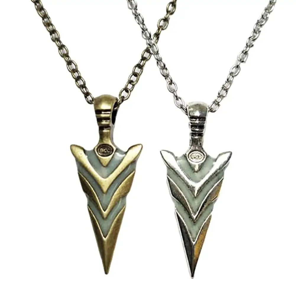 Модная женская мужская светящаяся Подвеска Ожерелье Длинная цепочка ювелирные