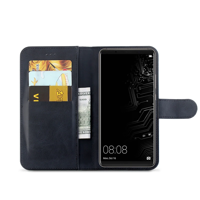Цветной чехол для Huawei Mate 10 Pro из искусственной кожи с откидной крышкой 6 0 &quotс карманом карт телефона