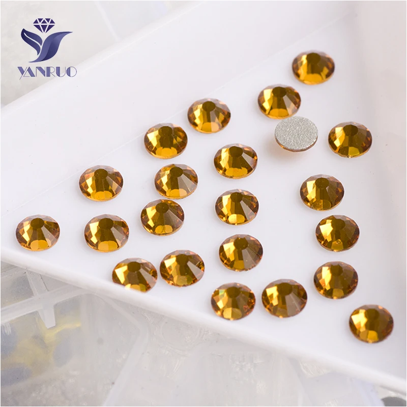 Стразы YANRUO 2028NoHF для дизайна ногтей|rhinestones for dresses|rhinestone nail artflatback rhinestones |
