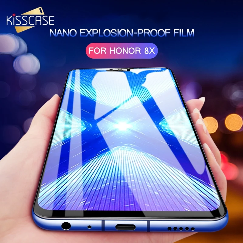 Из 2 предметов закаленное Стекло на для Honor 8X Max 10 9 Lite KISSCASE защитный Huawei p20 P10