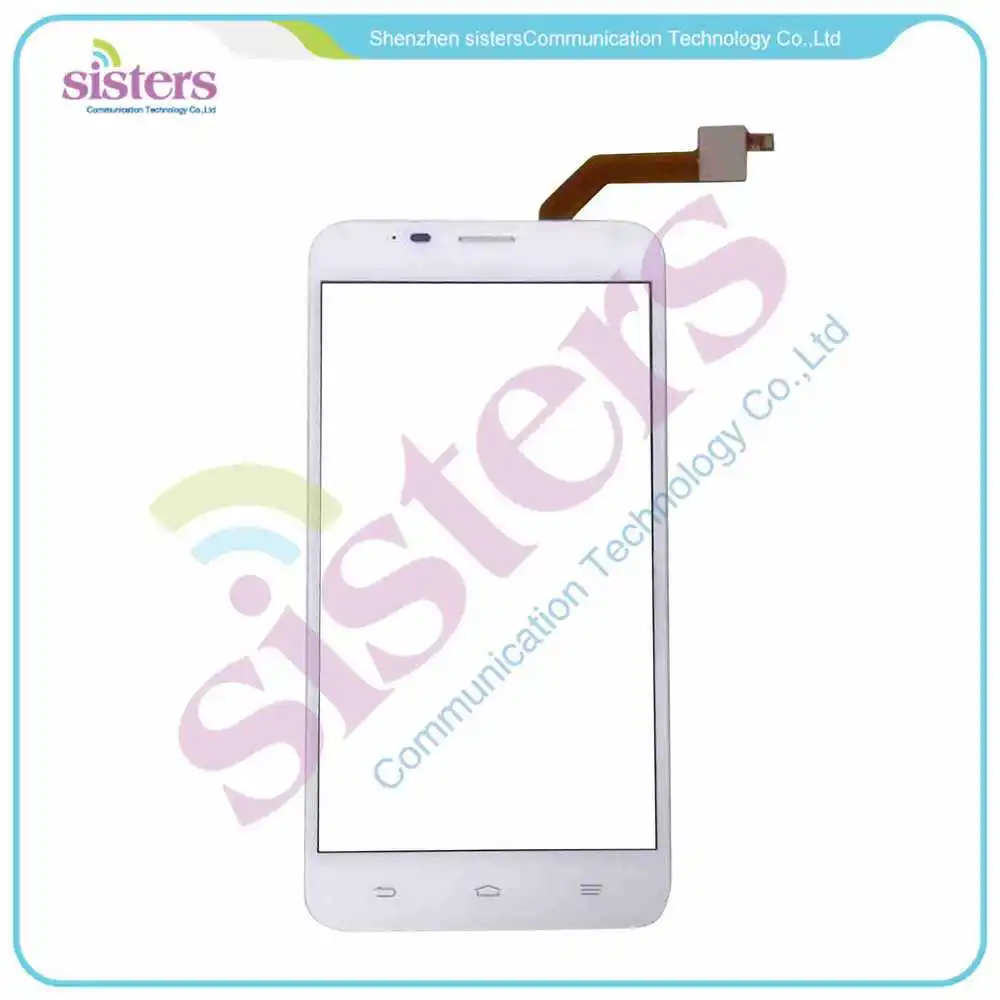 

20PCS/lot Free Shipping Wholesale High Quality White / Black Touch Screen with Digitizer For ZTE Q503U