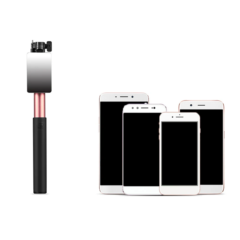 Алюминиевый сплав Bluetooth выдвижная регулируемая палка для селфи полюс с
