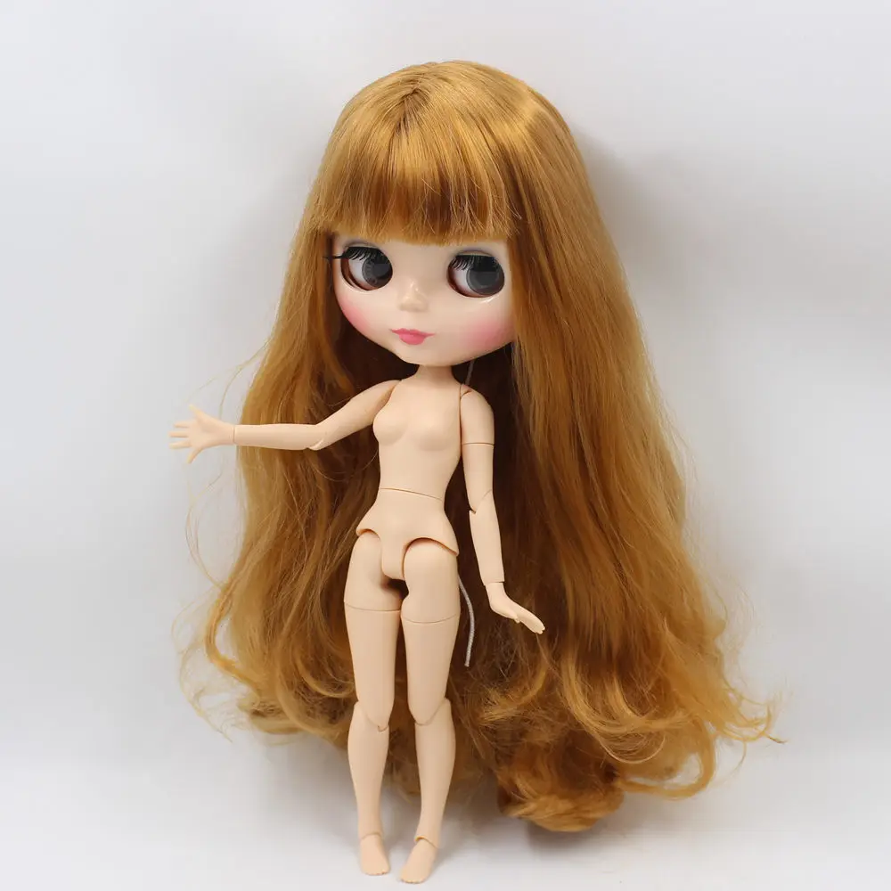 Ледяной DBS Blyth кукольные 1/6 bjd 30 см шарнирное тело натуральную кожу каштановые