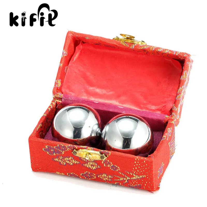 Китайские шарики KIFIT 2X Baoding для фитнеса гандбола упражнения здоровья релаксации