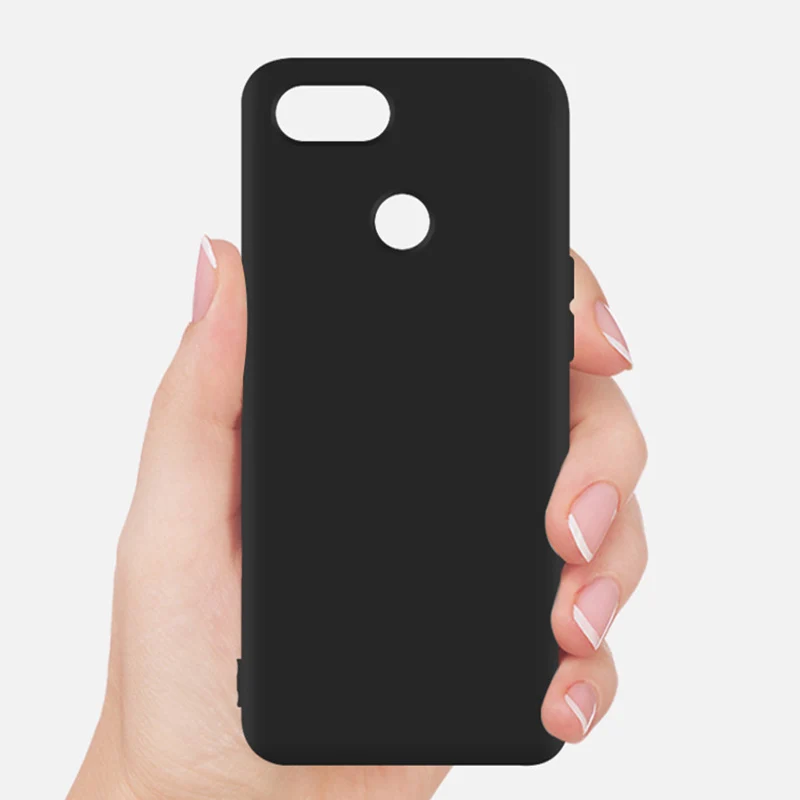Матовый Силиконовый мягкий чехол из ТПУ для Oppo A7X защитный телефона A7 X задняя