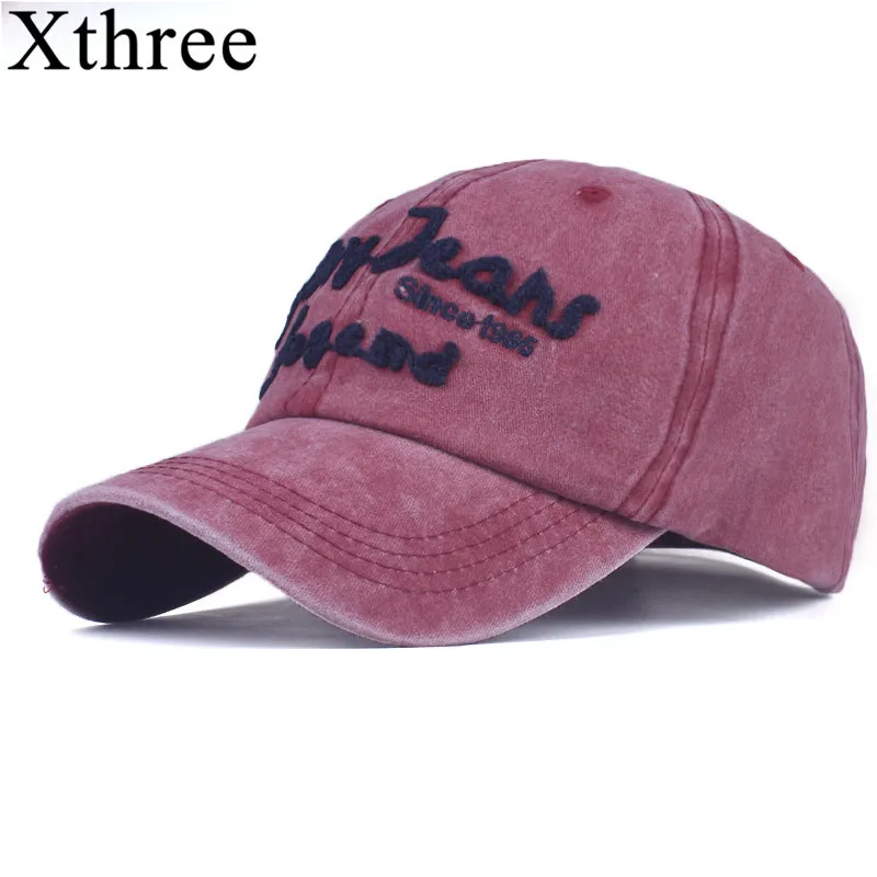 Мужская бейсболка Xthree винтажная в стиле хип хоп с вышивкой|cap snapback hats|snapback hats for