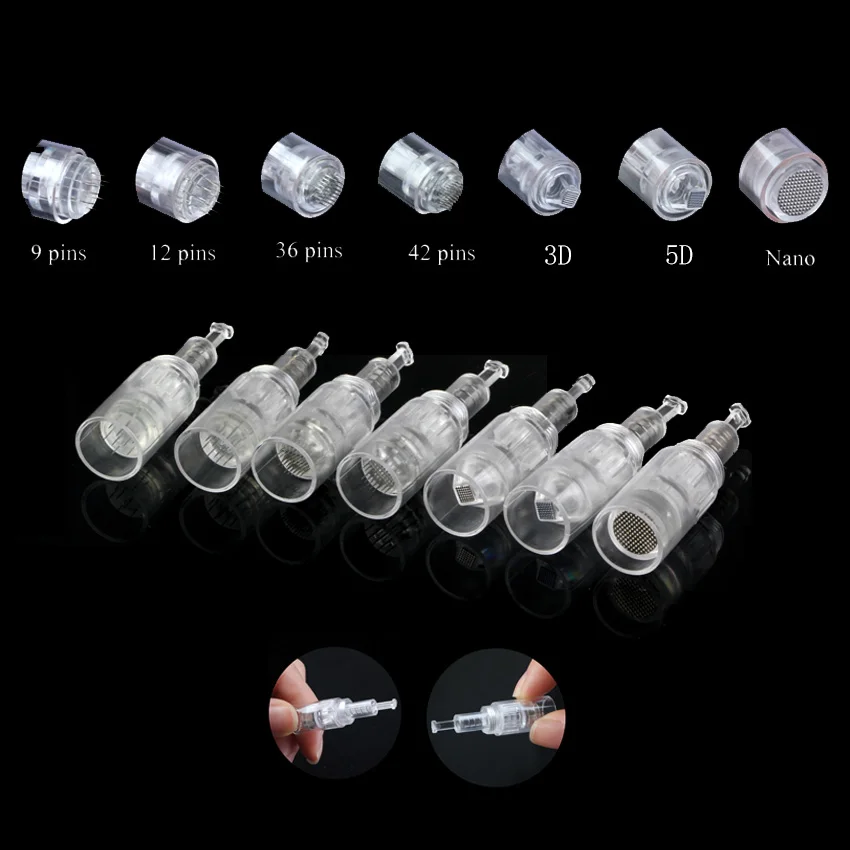 50 шт. 9 pin/12 pin/36 pin nano Derma ручку картриджа иглы для свободы бровей татуировки