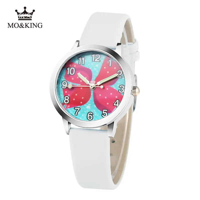 Relogio feminino 2018 Новый relojes детские часы с рисунком из мультфиломов лук узел модная