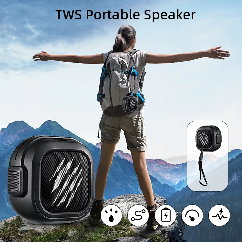 Портативная Bluetooth Колонка VTIN TWS милая стереоколонка FM AUX Hi Fi беспроводная 4 0