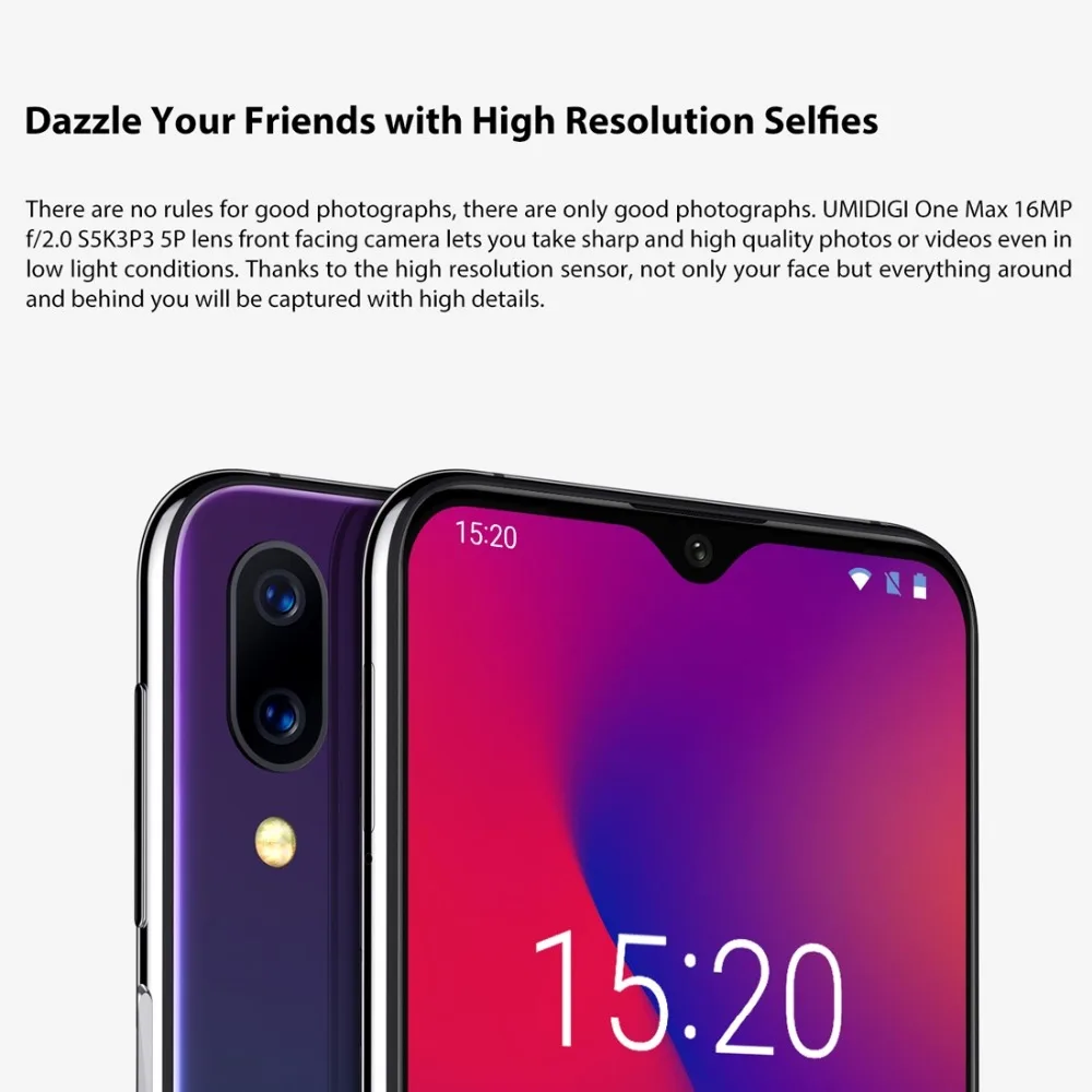 Umidigi One Max, 4G мобильный телефон, 4 Гб, 128 ГБ, 6,3 дюйма, полноэкранный смартфон с каплями воды, 4150 мАч, NFC, беспроводное зарядное устройство, мобильный телефон с функцией распознавания лица