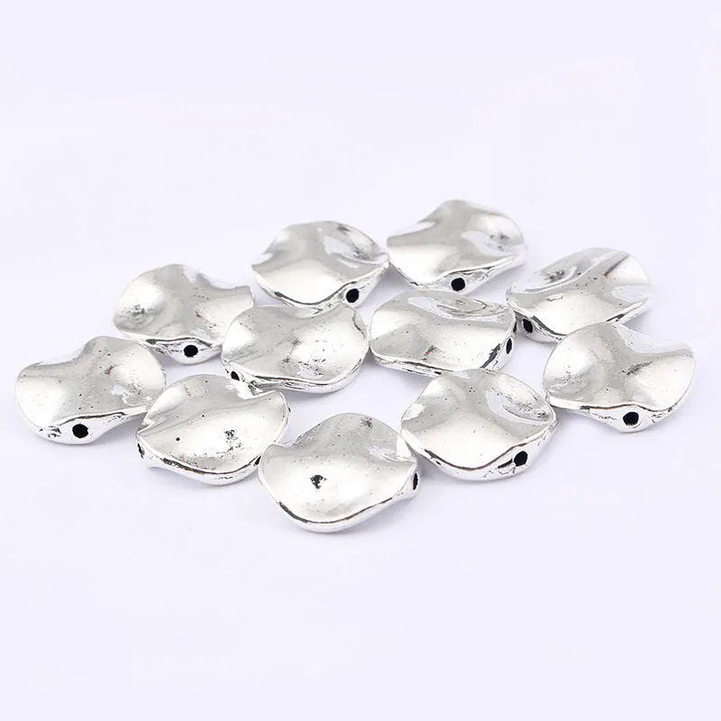 

20pcs Round Slider Spacers Findings For 1.5 mm Round Leather Cord Findings