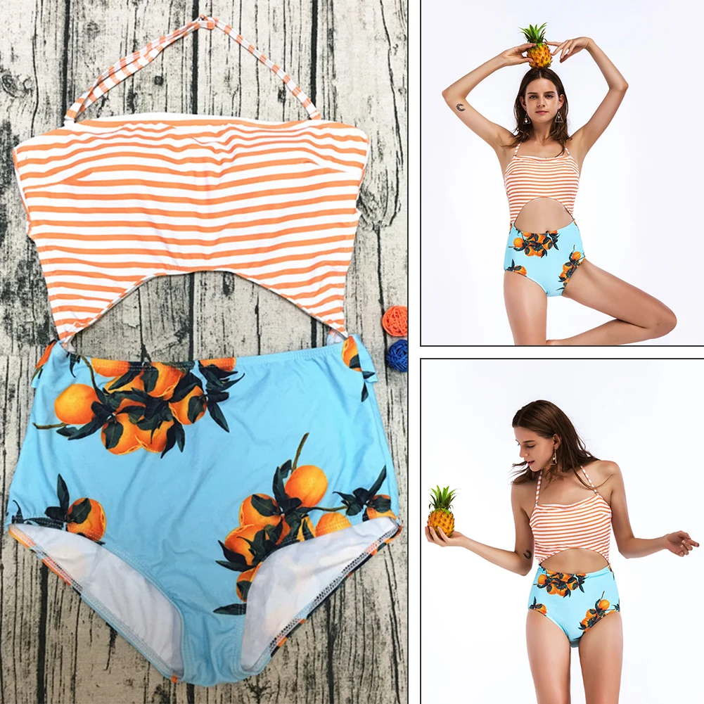 Женский сексуальный полосатый цветочный бюстгальтер с открытой спиной на