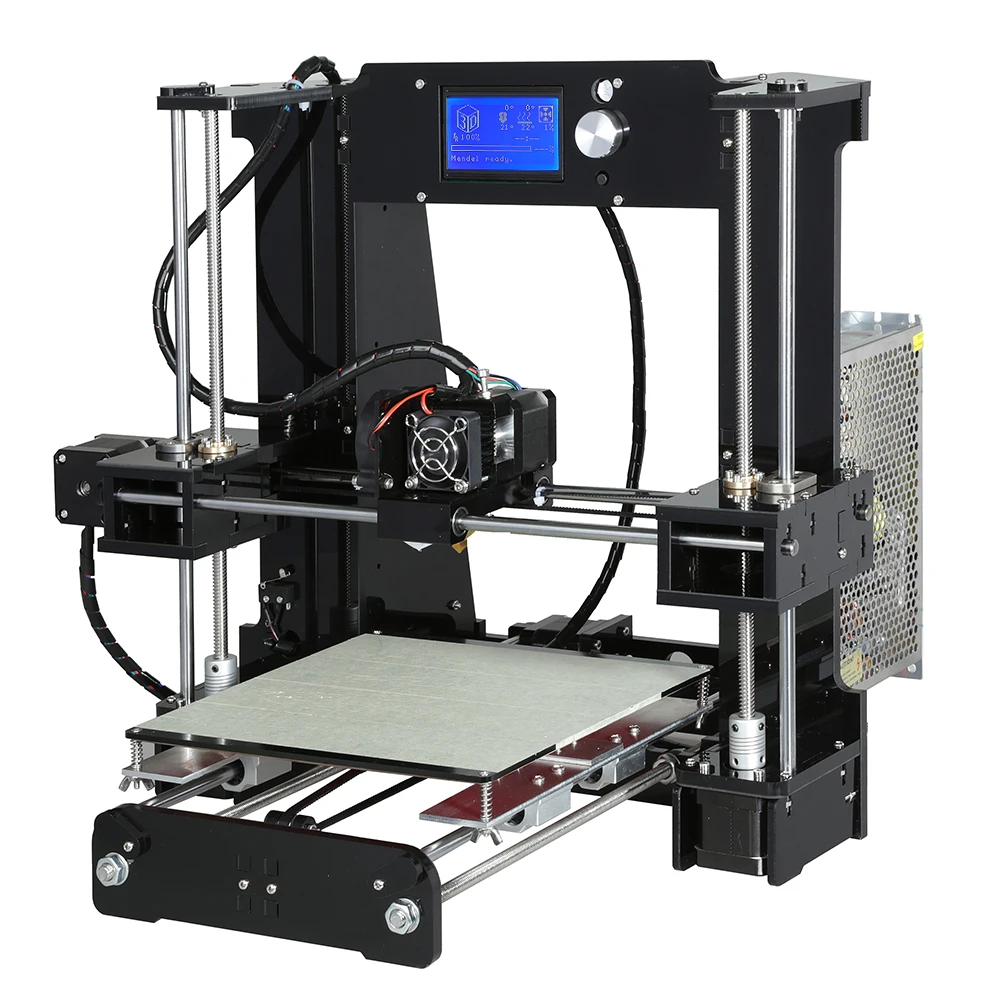 Anet A6/автоматическое выравнивание A6 3D принтер Полный акриловый каркас