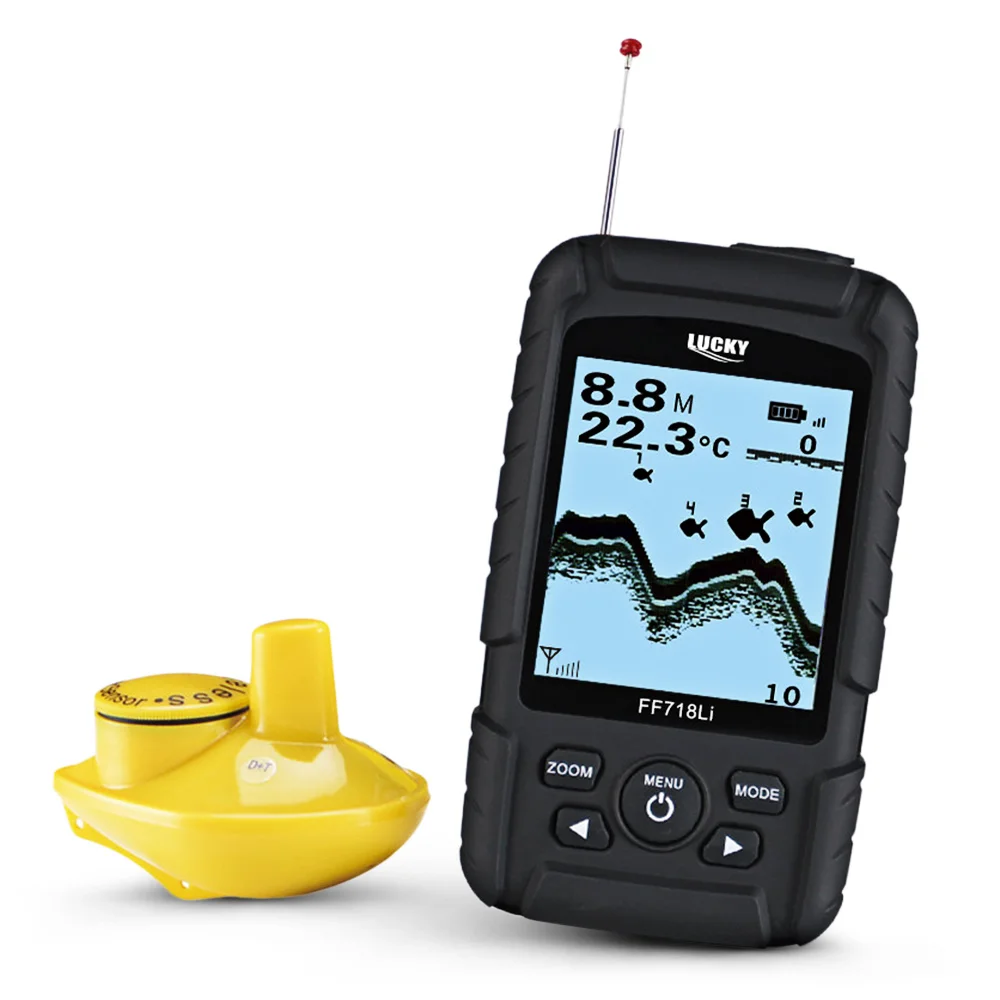 LUCKY FF718Li W портативный беспроводной гидролокатор рыболокатор для всех типов