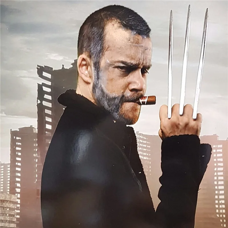 Пара/2 шт х человек стальная Росомаха когти высокое качество уточнения косплей реквизит Хэллоуин X-men супергерой косплей подарок 27 см