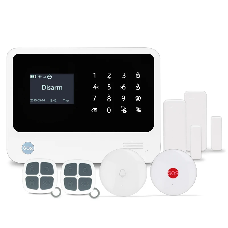 Беспроводная/Проводная система охранной сигнализации 433 МГц Wi Fi/SMS/GPRS GSM умная