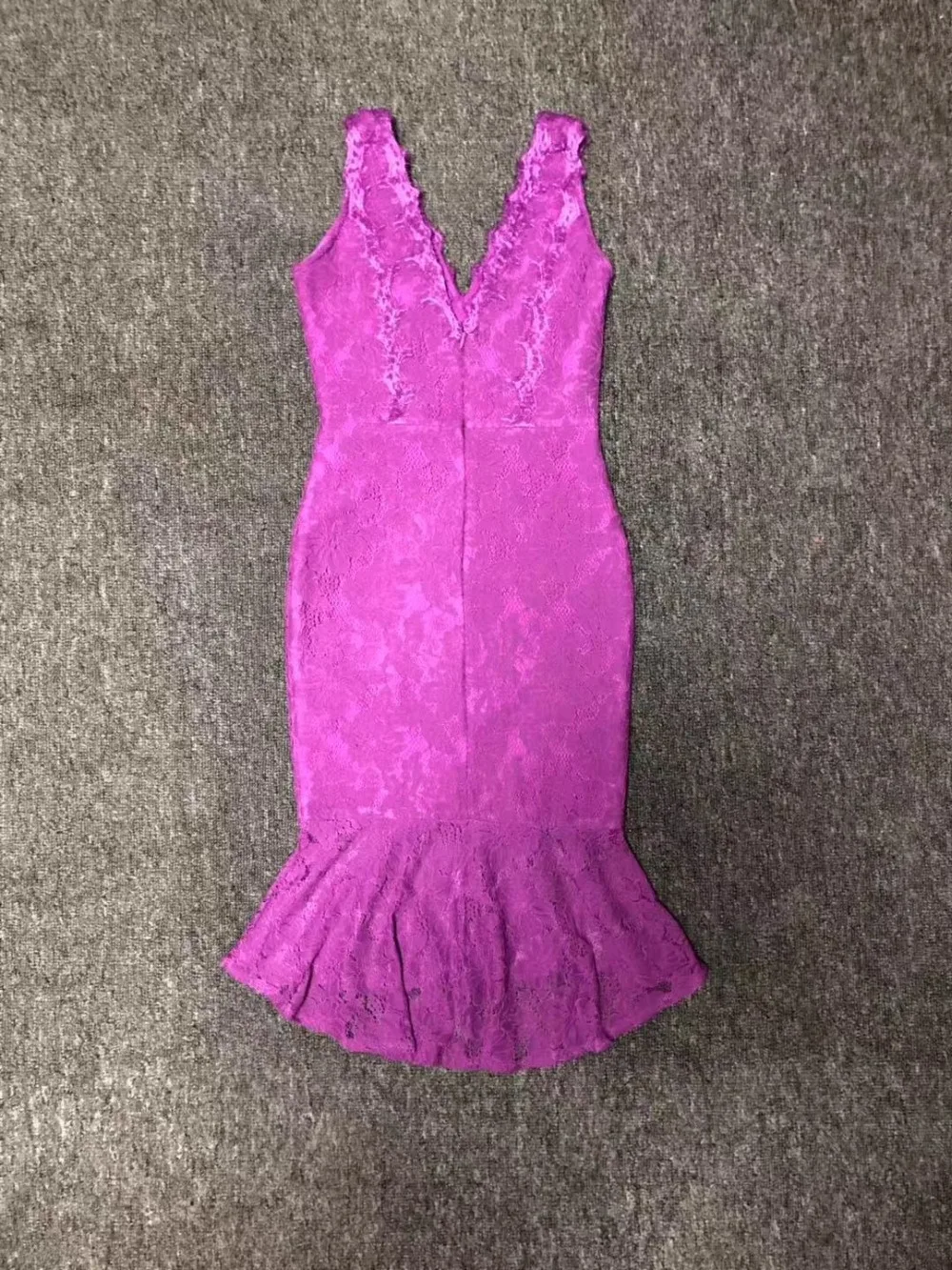 3 цвета сексуальное с v-образным вырезом кружевами Русалка Бандажное платье 2019