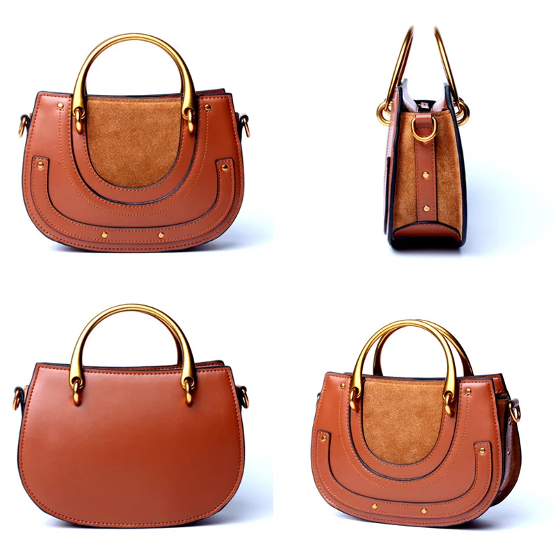 Женские сумки через плечо из 100% натуральной кожи дизайнерские дамские сумочки от