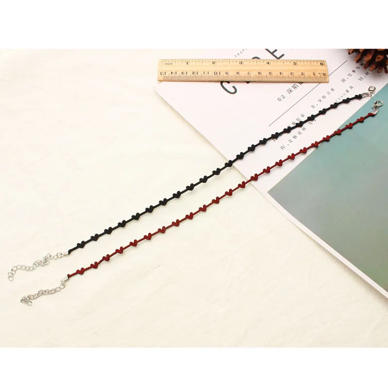 Корейский Harajuku личность любит короткий клавикулу чокер ожерелье шеи цепи ювелирных изделий творческие модные аксессуары.