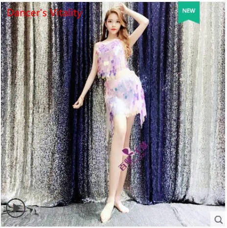 Top Skirt Type 4 Одежда для занятий танцами живота, вышитая длинная юбка с пайетками, одежда для выступлений, индийский костюм для восточных танцев - Цвет: Top Skirt Type 4