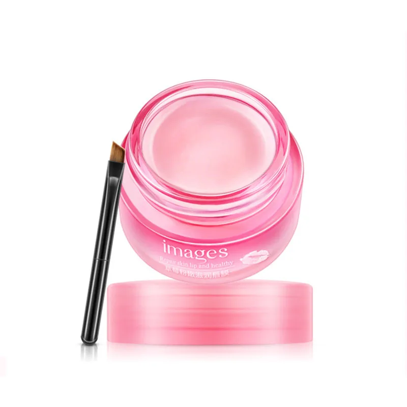 Клубничная маска для сна губ макияж увлажняющий бальзам питающий натуральный