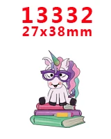 Бесплатная Доставка 30 шт. плоское украшение из смолы ленты Единорог pr13328 | Дом и