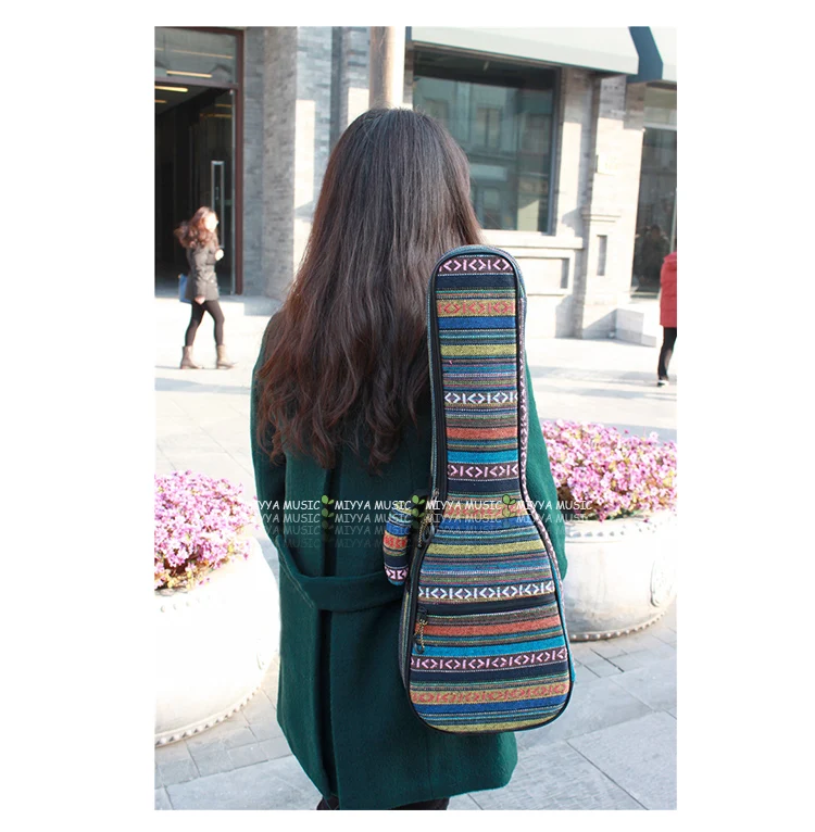 

Thicken Soprano Concert Tenor Ukulele Bag Case Backpack 21 23 26 Inch Ukelele Beige Mini Guitar Accessories Parts Gig