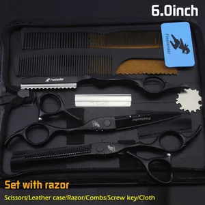 Японские Профессиональные Парикмахерские ножницы Freelander, набор парикмахерских ножниц, высококачественные салонные ножницы 5,56 дюймов