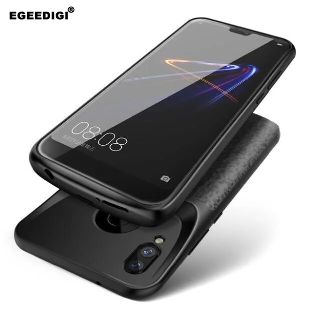 Egeedigi внешний аккумулятор Зарядка задняя крышка для huawei Nova3e Honor 8X8 9 10 10 P20 lite противоударный чехол для зарядного устройства