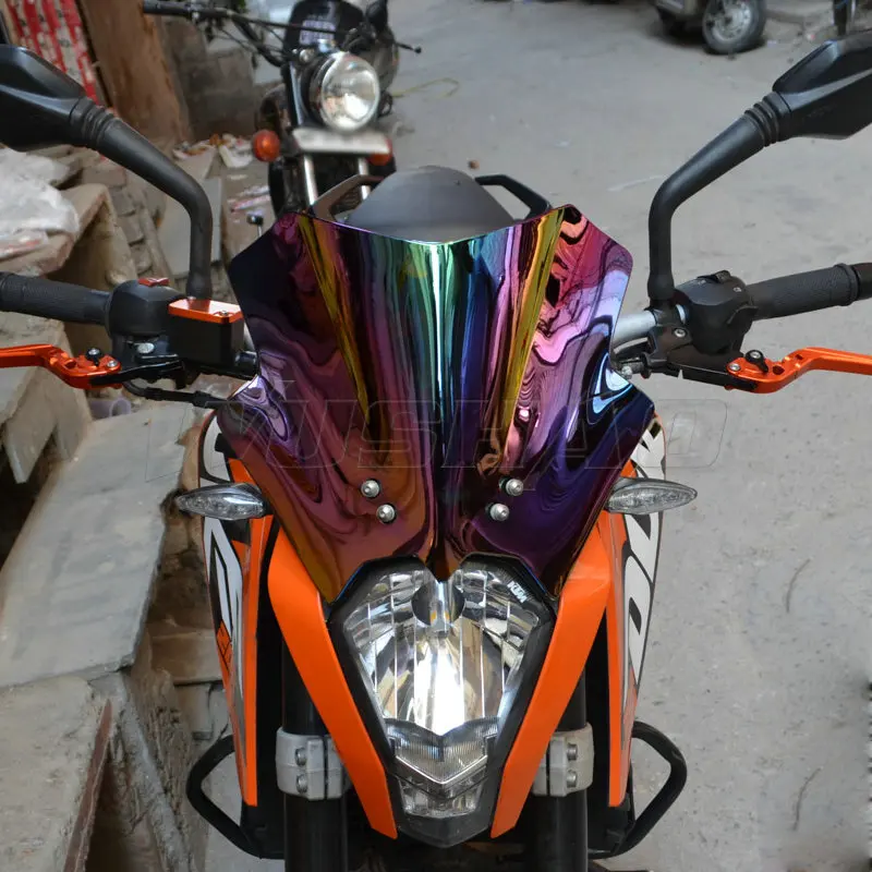 Дымчатое лобовое стекло для мотоцикла Ветер Экран 2011 2012 2013 2014 2015 2016 KTM 125 200 390 Duke
