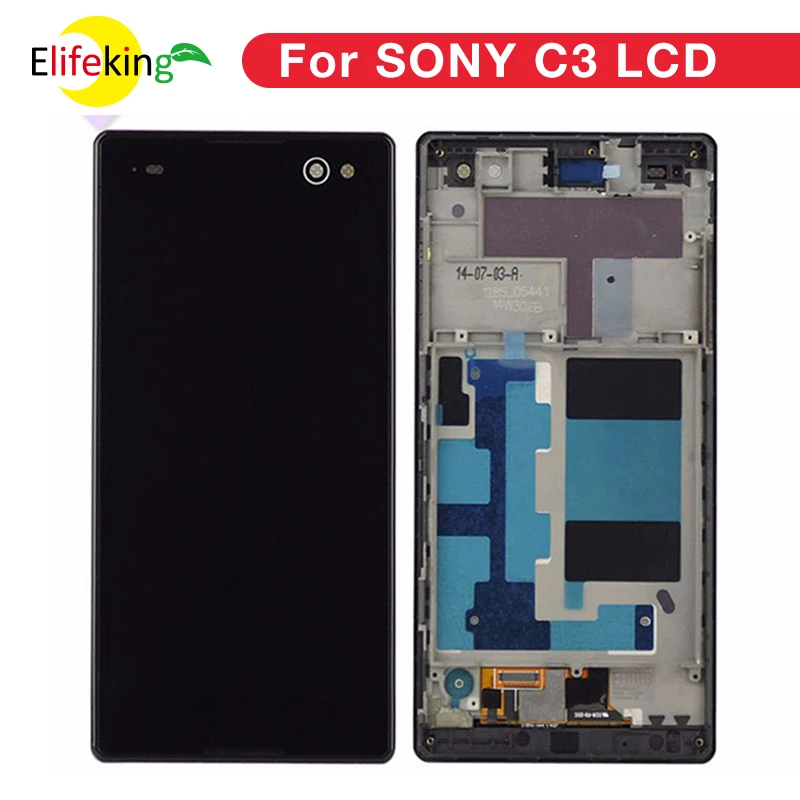 ЖК экран для Sony Xperia C3 Dual D2502 D2533 S55U S55T с сенсорным датчиком дигитайзер в