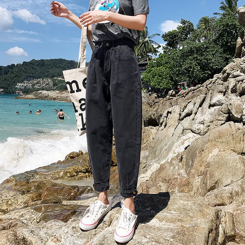 Женские джинсы в Европейском стиле новые джинсы-шаровары ретро Dongyu Zhou | Женская