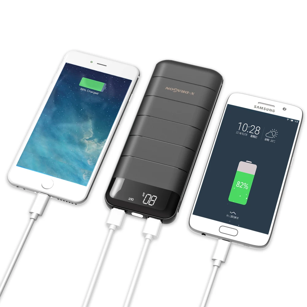 X-DRAGON 15600mAh Портативный внешний аккумулятор зарядные устройства для мобильных