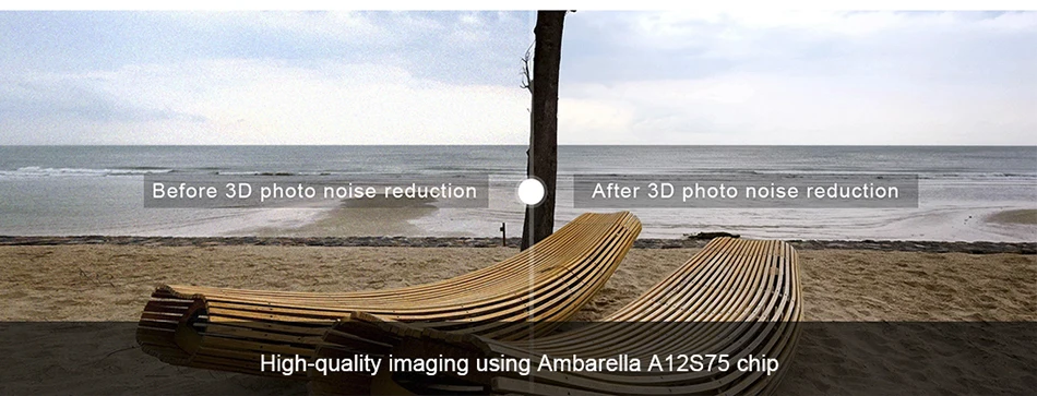 Экшн-камера Xiao mi jia mi 4 K/30FPS Ambarella A12S75 Smart mi ni Sports Cam EIS WiFi 2," с сенсорным экраном видеокамера