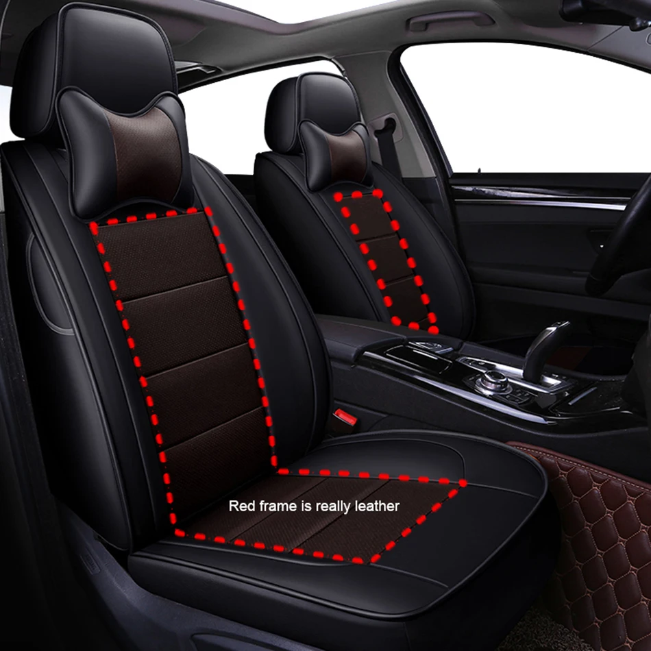 KADULEE кожаный чехол для сидения автомобиля Fiat Uno Palio Linea Punto Bravo 500 Panda SUV авто аксессуары для автомобиля