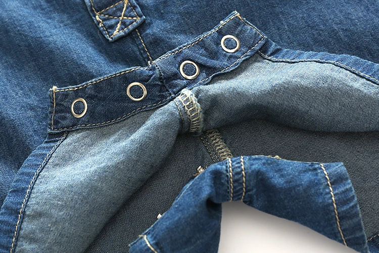 Новорожденных Для маленьких мальчиков Детский комбинезон для лета возраст 3-18 м