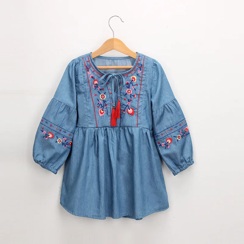 3 вида цветов летнее хлопковое платье высокого качества с цветочной вышивкой в