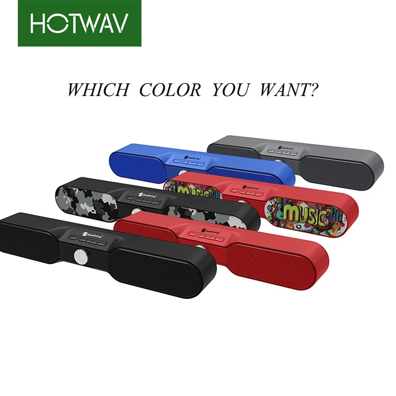 Колонка HOTWAV Bluetooth музыкальный центр с сабвуфером автомобильное радио