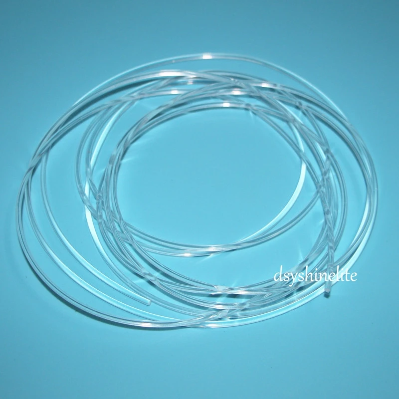 Универсальный оптический ПММА волоконный кабель диаметром 3,0 мм Боковой излучающий направляющий светильник край светильник ing EL провод сменный светильник ing украшение