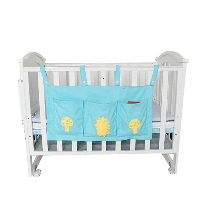 Сумка для хранения с мультяшным рисунком детской кроватки тканевая сумка