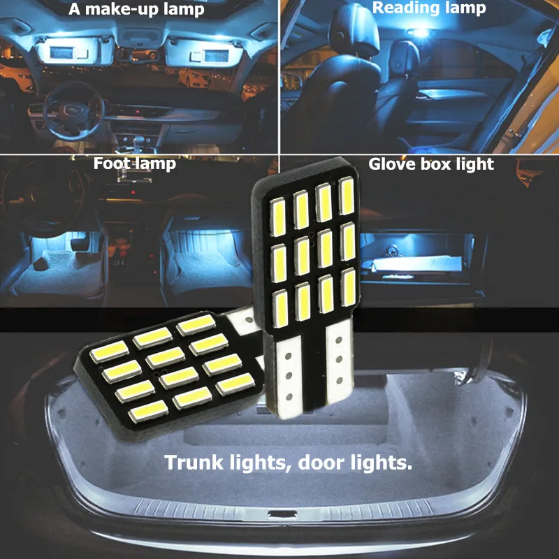 1 шт. супер яркий SMD 12 В T10 W5W 168 194 Автомобильный светодиодный автомобильный