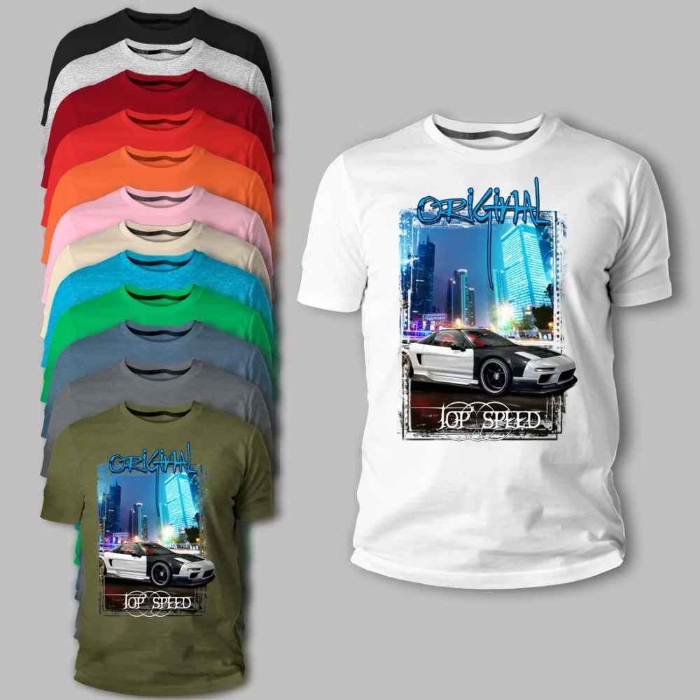 Футболка мужская летняя с принтом японская Классическая легендарная машина Nsx Mod