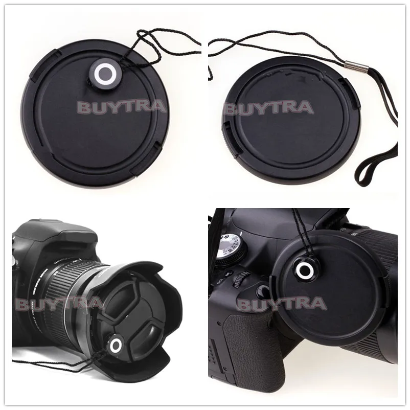 Новинка 1 шт./5 шт. Крышка для объектива со шнурком Nikon Canon Sony Pentax передние крышки |