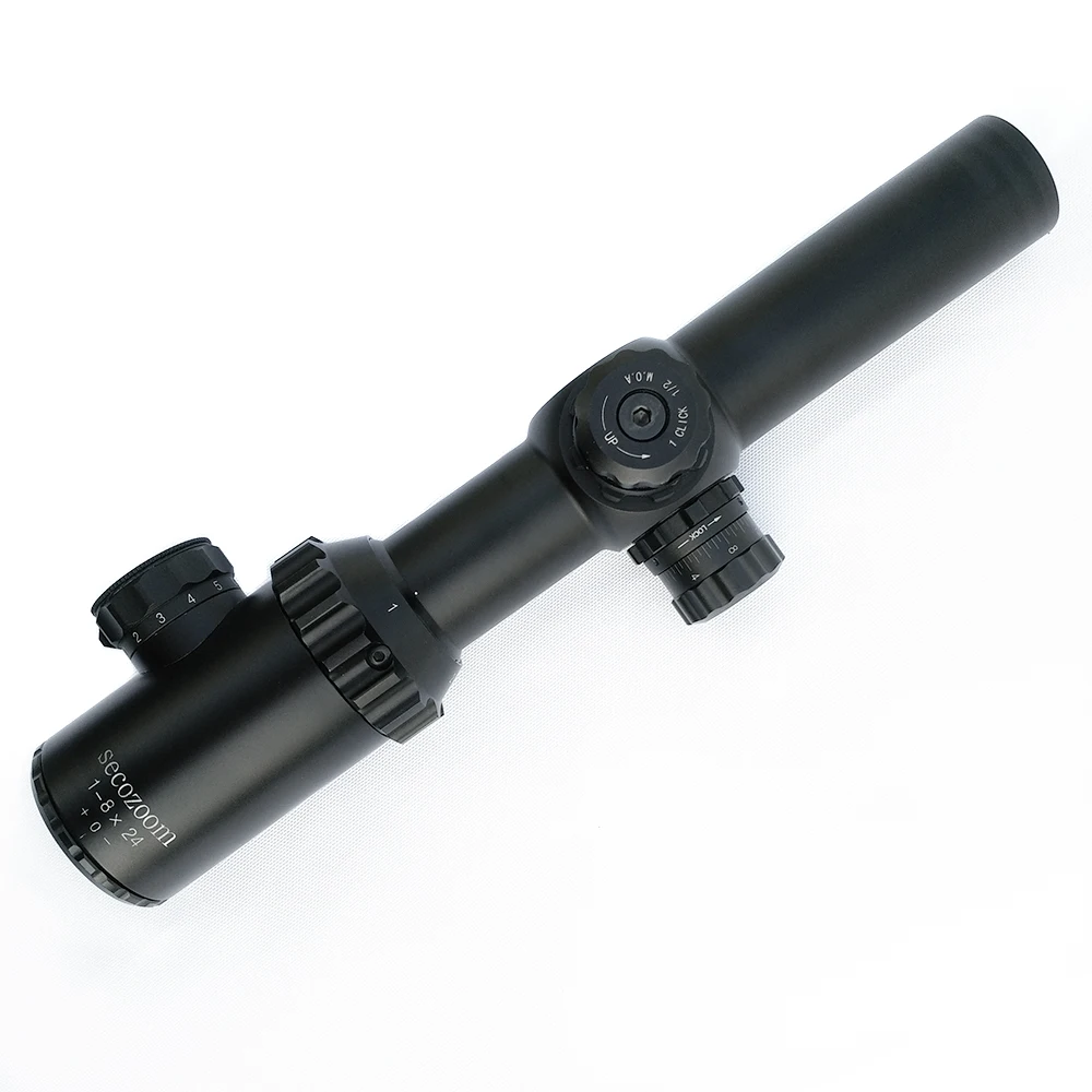 Компактный оптический прицел 1 8x24 для охоты|gun riflescope|illuminated reticleoptic sight |