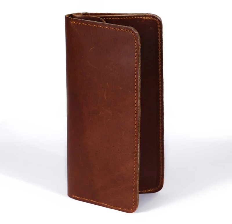 2016 новые люди складным браун из натуральной кожи бумажник старинные очень