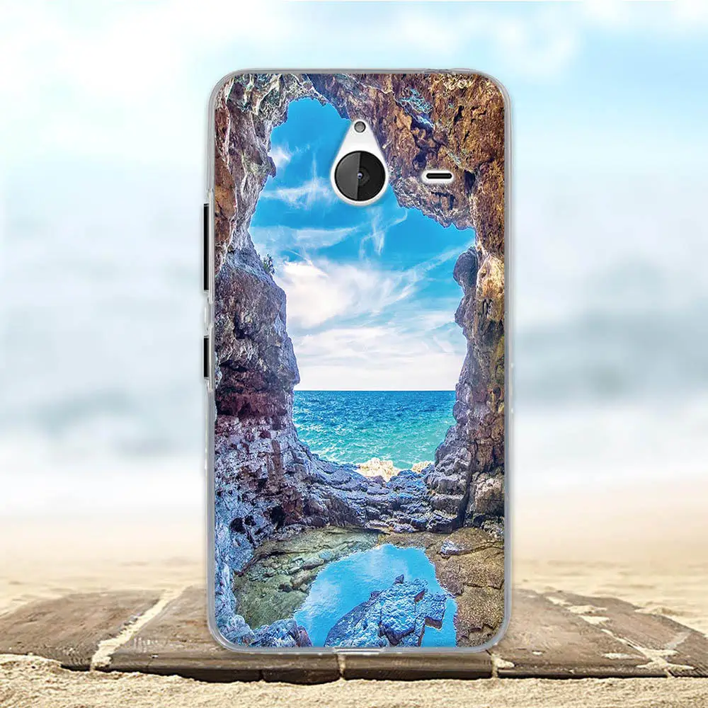 Для Nokia microsoft Lumia 640 XL 550 650 640 Чехол Мягкий силиконовый чехол 3D милый чехол для microsoft Lumia 640 XL 640xl чехол для телефона s