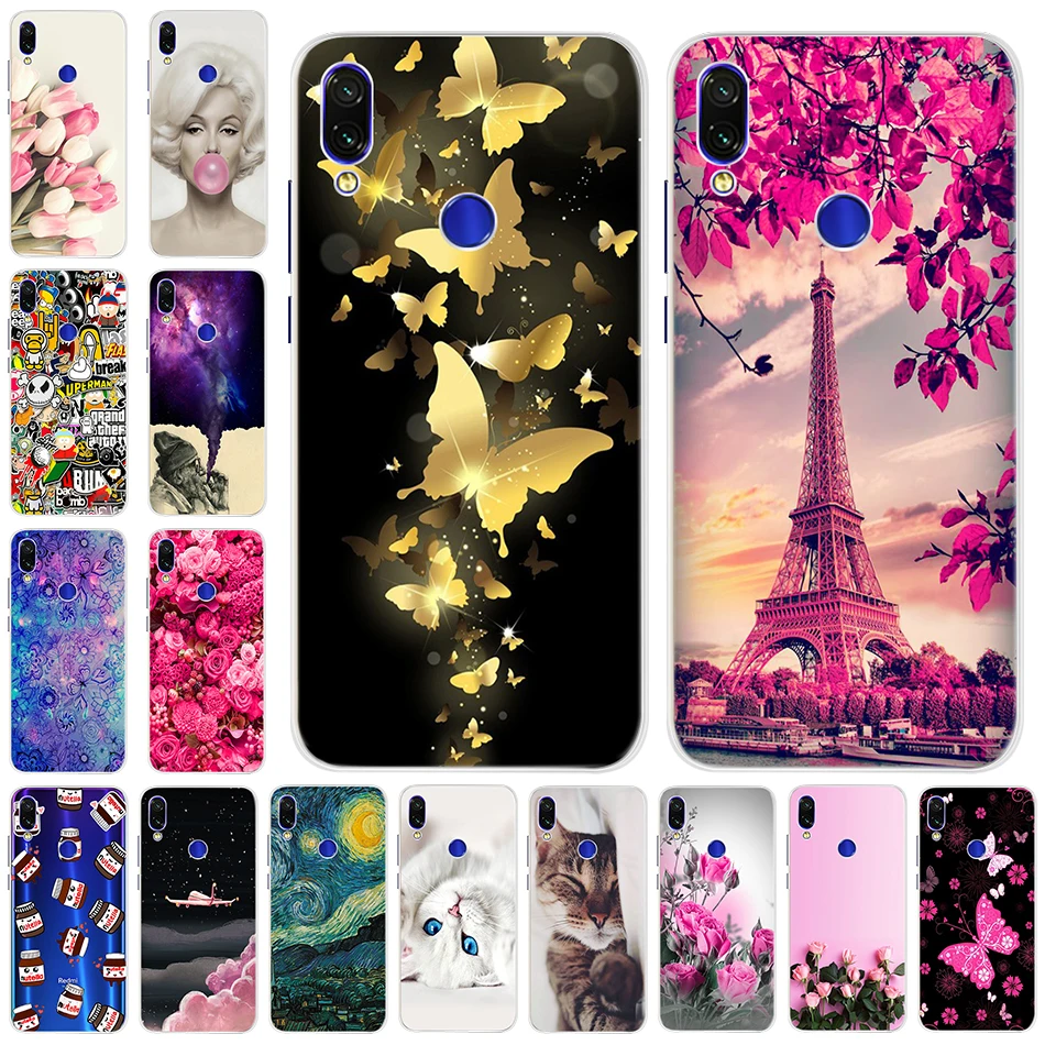 Чехол для телефона Xiaomi Redmi 7 6 26 дюйма 3D Силиконовый мягкий чехол накладка с котом