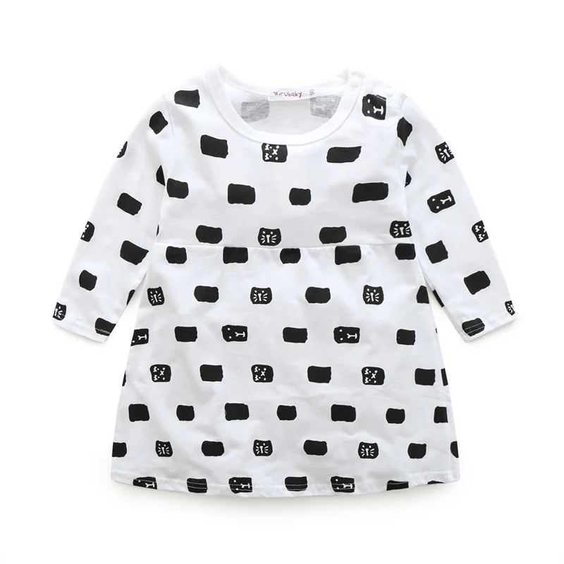 2017 для маленьких девочек комплекты одежды новорожденных футболка с длинными